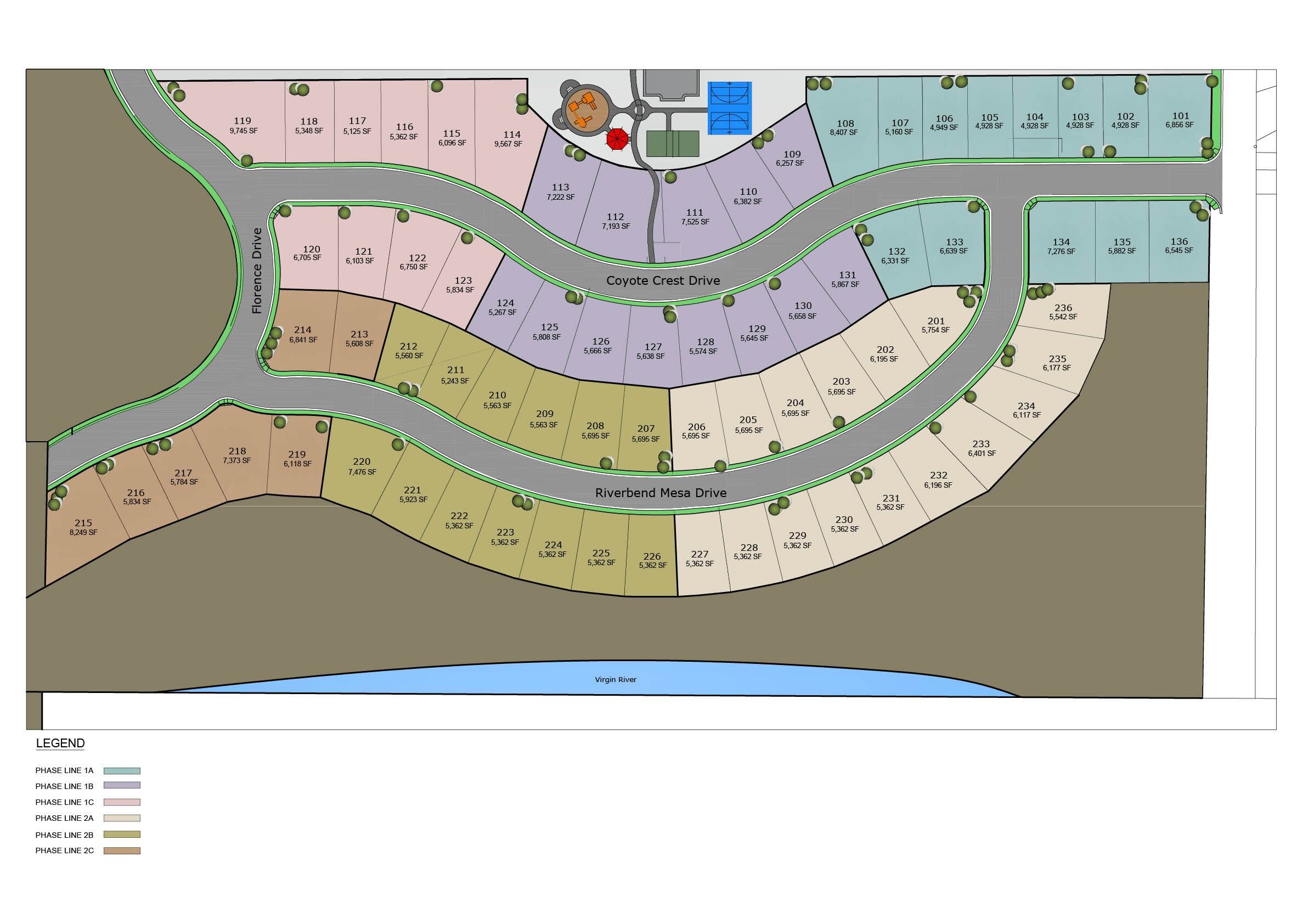 Desert Ridge Estates Plat Map